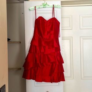 Red dress size 4 made by Max and Cleo